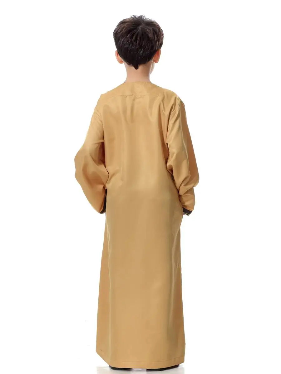 Boys Long Sleeve Kaftan/Abaya/Jubbah/Robe