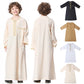 Boys Long Sleeve Kaftan/Abaya/Jubbah/Robe (Beige/Black/White/Camel)