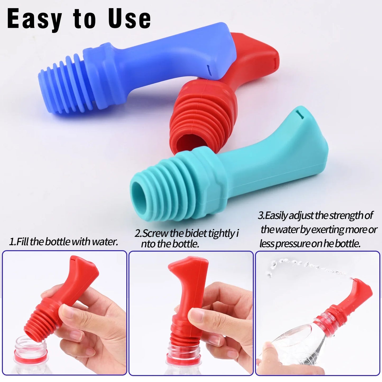 Portable Travel Bidet Cleaner Hygiene Wash Nozzle Manual Press Cleaning Tools Baby Anus Personal Hygiene Cleaning Washing Tool