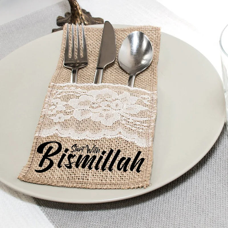 5pcs Bismillah Cutlery Holder