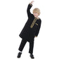 Boys Long Sleeve Kaftan/Abaya/Jubbah/Robe w/ Gold Trim (Black/Beige/Coffee/White)