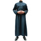 Mens Classic White/Khaki/Navy/Blue/Black/Grey/Beige Abaya/Jubba/ThobePakistan Moroccan