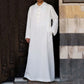 Mens Black/White/Navy/Brown Hoodie Kaftan/Abaya/Jubbah/Robe