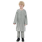 Boys Long Sleeve Kaftan/Abaya/Jubbah/Robe (White/Grey Green/Coffe/Beige)